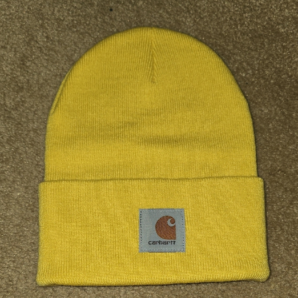 Carhartt Bright Yellow Knit Hat